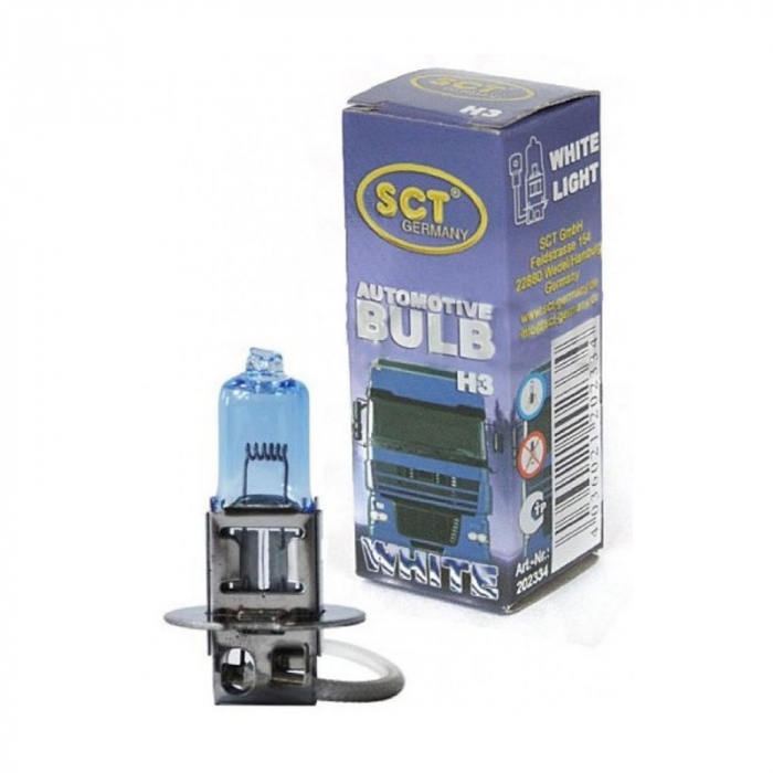 Bec Proiector H3 24V 70W Pk22S Super White Sct [1]