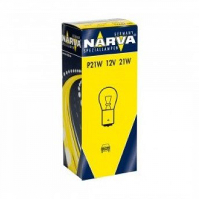 Bec Semnalizare 12V P21W Set 10 Buc Narva [1]