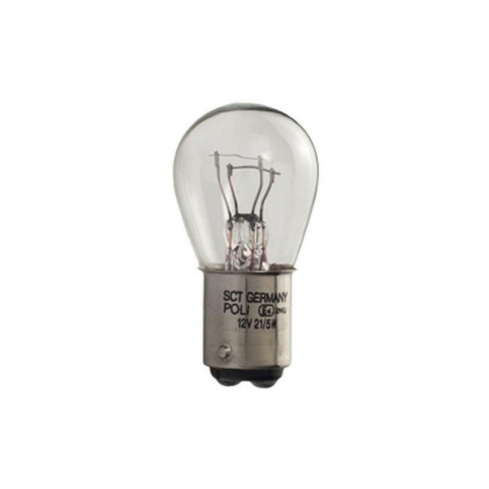 Bec Stop Frana 12V P21/5W Bay15D Set 10 Buc Sct [1]