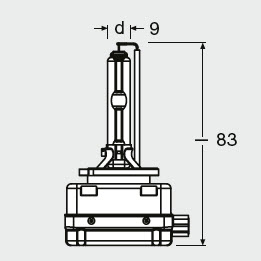Bec Xenon 42V D3S Xenarc Ultra Life Osram [3]
