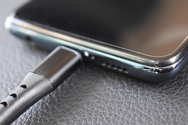 Cablu date incarcare FISH USB la micro  USB 1M 2.4A negru [3]