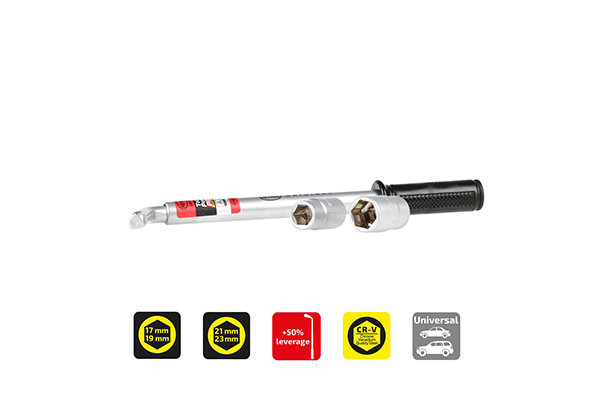 Cheie Pentru Roti Tip L Extensibila 17/19/21/23Mm [4]