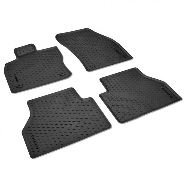Covorase de cauciuc All-weather originale Volkswagen Caddy 5 (SB) 2021-, Set 4 buc TPE [1]