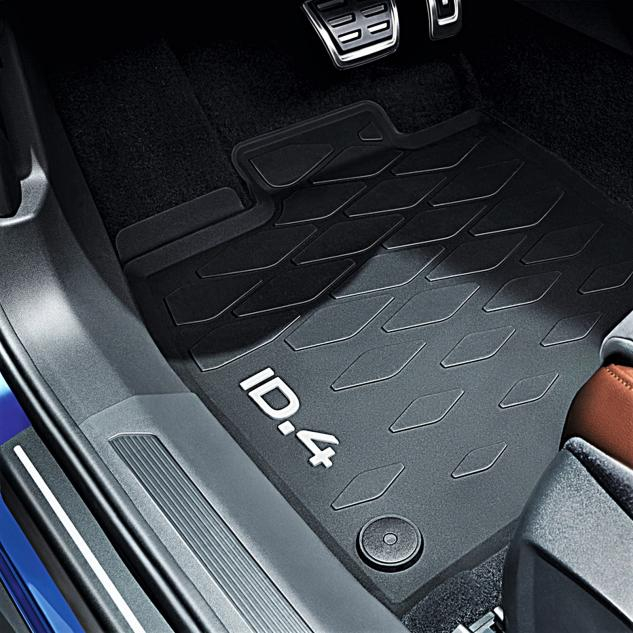 Covorase de cauciuc All-weather originale Volkswagen ID.4 (E21) 2021-, Set fata si spate, TPE [2]