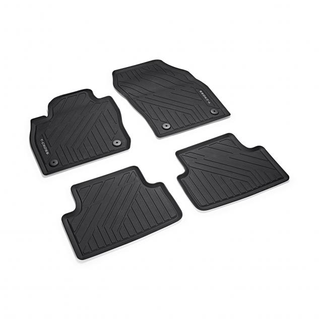 Covorase de cauciuc All-weather originale Volkswagen T-Cross (C11) 2018-, Set 4 bucati TPE [1]