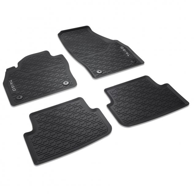 Covorase de cauciuc All-weather originale Volkswagen Taigo (CS1) 2022-, Set fata si spate, TPE [1]