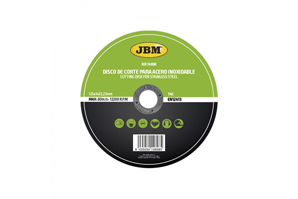 Disc De Taiere Debitare In Otel Inoxidabil 125 X 1 Mm T41 Jbm [1]