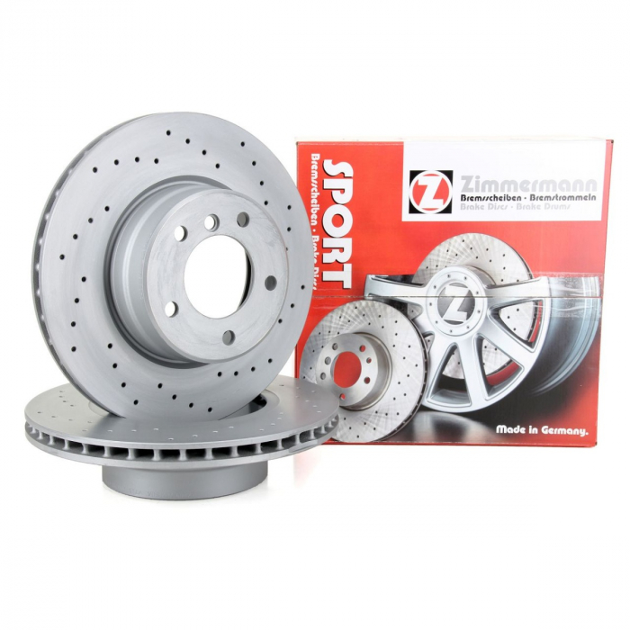 Disc Frana Perforat Fata Zimmermann Sport Bmw Seria 5 E61 2003-2010 150.3402.52 [1]