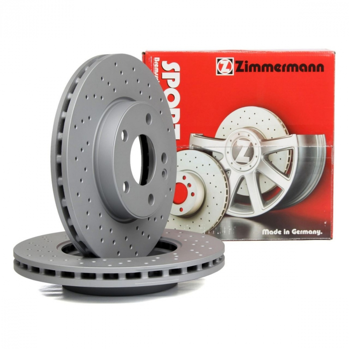 Disc Frana Perforat Fata Zimmermann Sport Bmw Seria 5 E61 2003-2010 150.3403.52 [1]