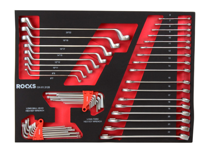 Dulap de scule Rooks Garage Black 6 sertare și 385 unelte OK-01.3007 [7]