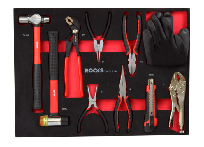 Dulap de scule Rooks Garage Black 6 sertare și 385 unelte OK-01.3007 [5]