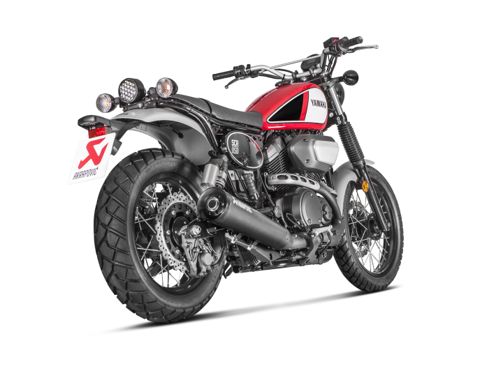 Evacuare finala din inox Akrapovic Black Yamaha Xv 950 / Scr 950 2017-2020 [4]