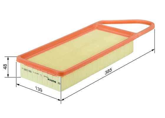 Filtru aer BOSCH 1 457 433 076 [1]