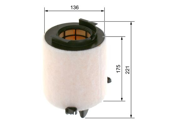 Filtru aer BOSCH 1 457 433 576 [2]