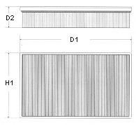 Filtru aer CHAMPION U578/606 [1]