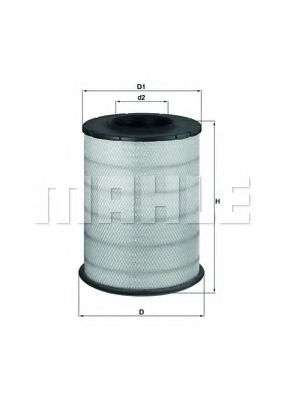 Filtru aer KNECHT LX 1587 [1]