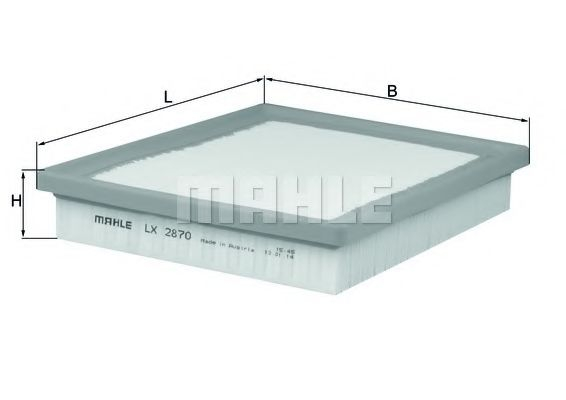 Filtru aer KNECHT LX 2870 [1]