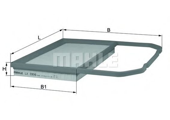 Filtru aer KNECHT LX 3306 [1]
