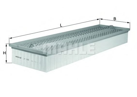 Filtru aer KNECHT LX 335 [1]
