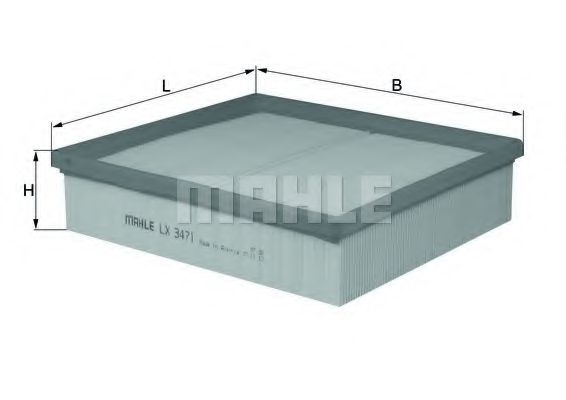 Filtru aer KNECHT LX 3471 [1]