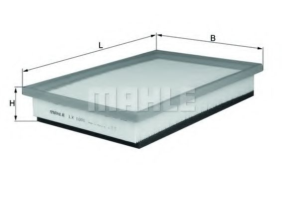 Filtru aer MAHLE ORIGINAL LX 1000 [1]