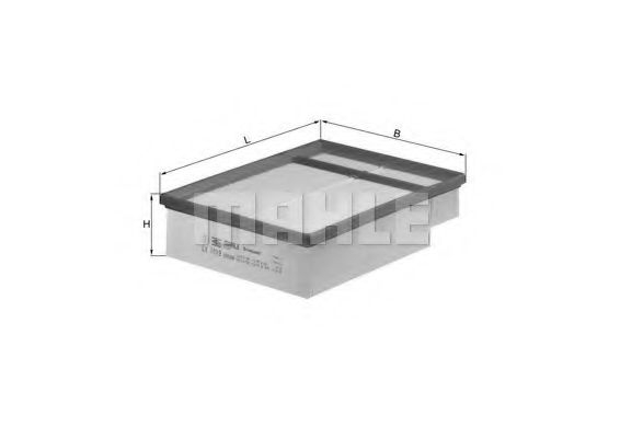 Filtru aer MAHLE ORIGINAL LX 1019 [1]