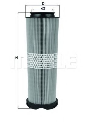 Filtru aer MAHLE ORIGINAL LX 1020/1 [1]