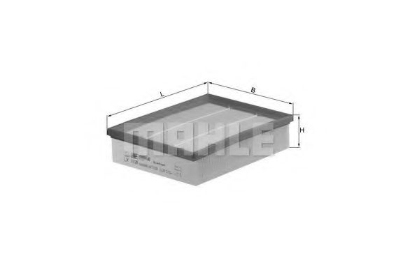 Filtru aer MAHLE ORIGINAL LX 1029 [1]