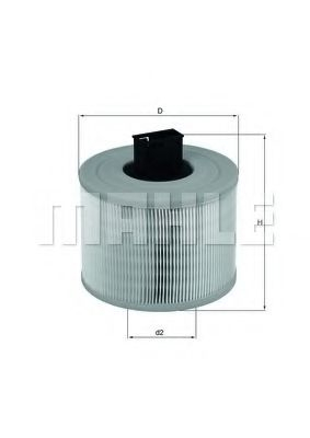 Filtru aer MAHLE ORIGINAL LX 1035 [1]