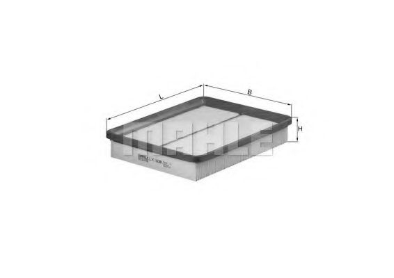 Filtru aer MAHLE ORIGINAL LX 1039 [1]