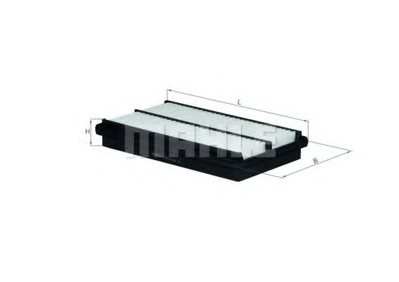 Filtru aer MAHLE ORIGINAL LX 1075 [1]