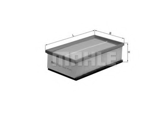 Filtru aer MAHLE ORIGINAL LX 1497 [1]