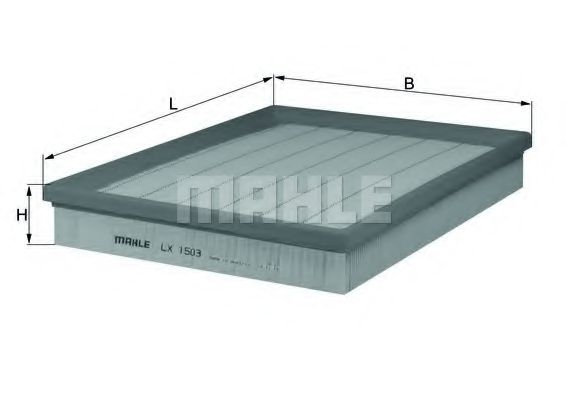 Filtru aer MAHLE ORIGINAL LX 1503 [1]