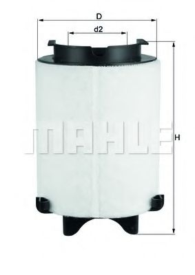 Filtru aer MAHLE ORIGINAL LX 1566/1 [1]
