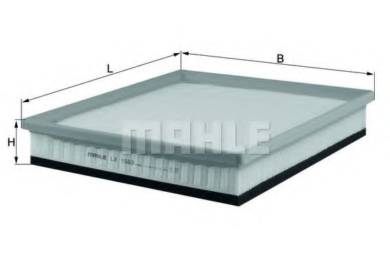 Filtru aer MAHLE ORIGINAL LX 1583 [1]