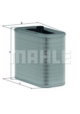 Filtru aer MAHLE ORIGINAL LX 1590 [1]