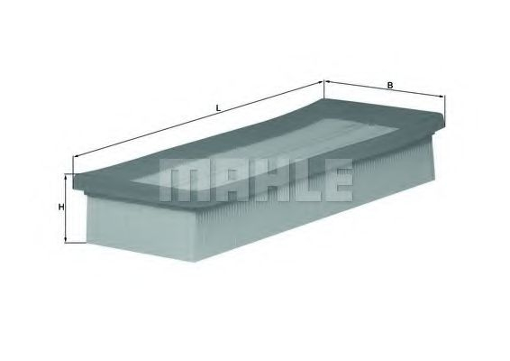 Filtru aer MAHLE ORIGINAL LX 1601 [1]