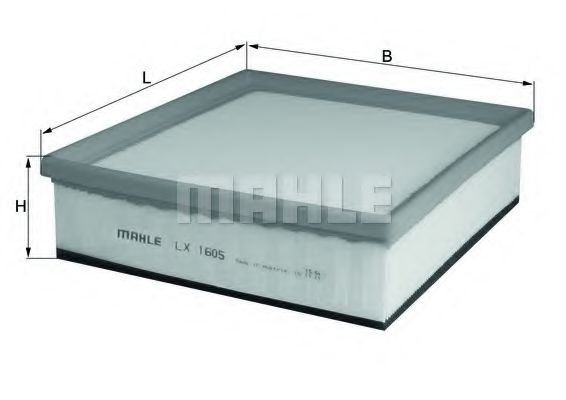 Filtru aer MAHLE ORIGINAL LX 1605 [1]