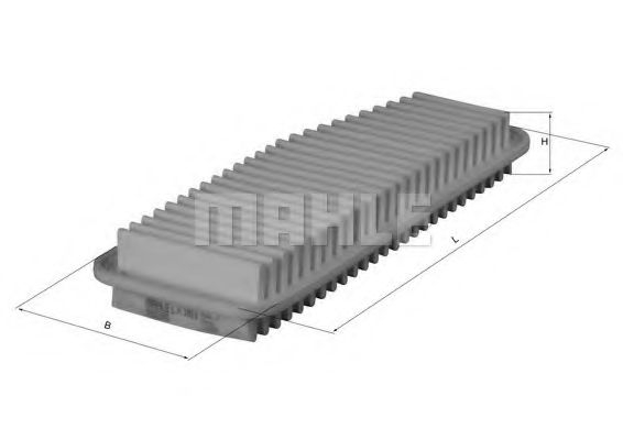 Filtru aer MAHLE ORIGINAL LX 1611 [1]