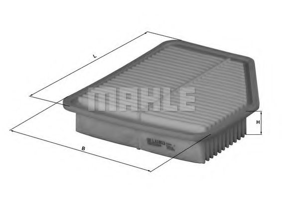 Filtru aer MAHLE ORIGINAL LX 1613 [1]