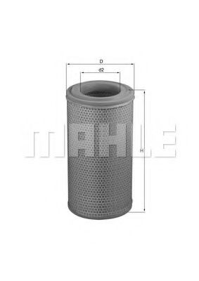 Filtru aer MAHLE ORIGINAL LX 1629 [1]