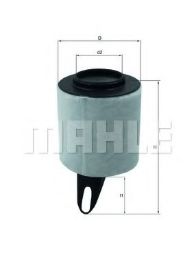 Filtru aer MAHLE ORIGINAL LX 1650 [1]
