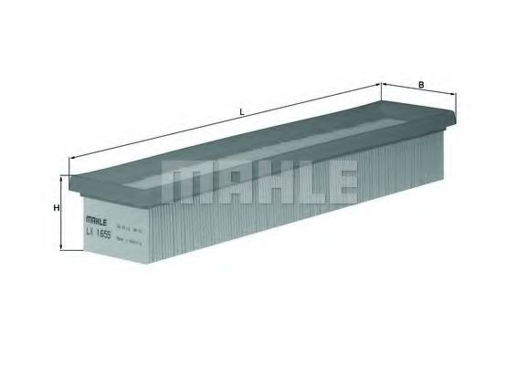 Filtru aer MAHLE ORIGINAL LX 1655 [1]