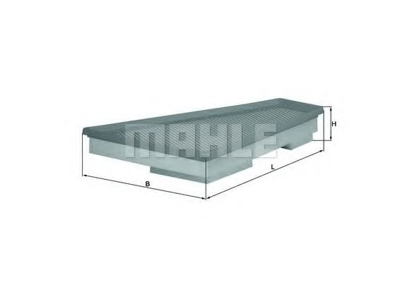 Filtru aer MAHLE ORIGINAL LX 1663 [1]