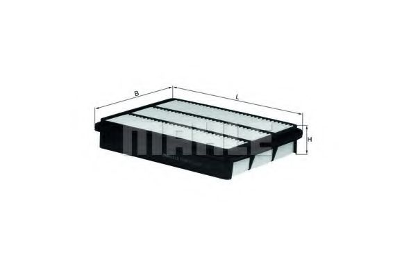 Filtru aer MAHLE ORIGINAL LX 1700 [1]