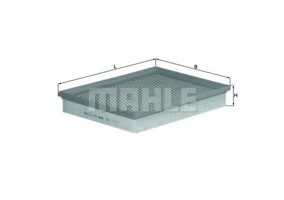 Filtru aer MAHLE ORIGINAL LX 1758 [1]
