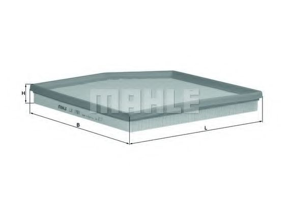 Filtru aer MAHLE ORIGINAL LX 1791 [1]