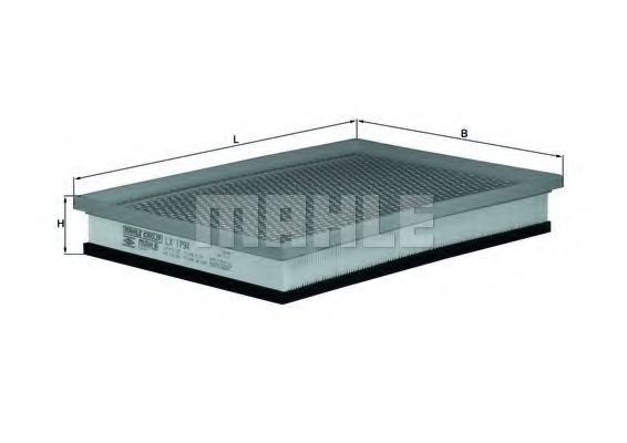 Filtru aer MAHLE ORIGINAL LX 1794 [1]