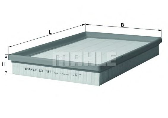 Filtru aer MAHLE ORIGINAL LX 1811 [1]