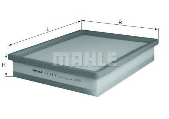 Filtru aer MAHLE ORIGINAL LX 1817 [1]
